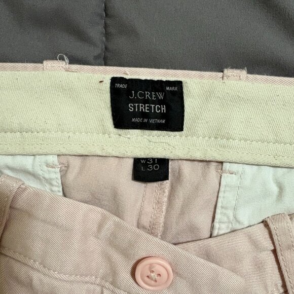 J. Crew 484 Slim-Stretch in Blush Pink - Picture 2 of 2